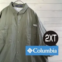 Columbia コロンビア PFG 半袖シャツ 2XT オムニシェイド
