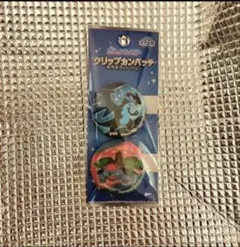 포켓몬 クリップ缶バッチ メガ 리자몽 X メガフシギバナ