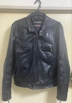 レザージャケット ラムレザー 黒