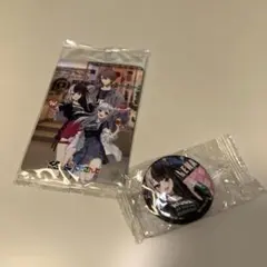 にじさんじ くら寿司 コラボ SMC組 カード 夜見れな 缶バッジ