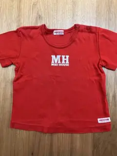 【送料込】 Tシャツ 100 赤 ミキハウス 156のサムネイル