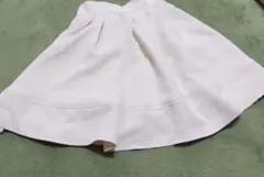 evelyn ホワイト フレアスカート