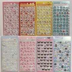 【正規品】サンリオ ボンボンドロップシール ミニ 全８枚セット サンスター