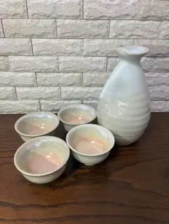 【萩焼】酒器　徳利とおちょこセット