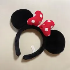 ディズニー　ミニーマウス 耳カチューシャ