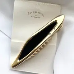 ヘアクリップ　ベロア　ブラック　ベルベット　ヘアアクセサリー　ヘアアレンジ