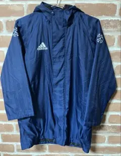 adidas 中綿裏ボアベンチコート キッズ140 ネイビー