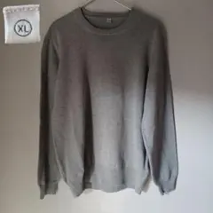 オールドユニクロ ニット セーター ライトグレー XL