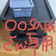 THOR コンテナ 2個 （引き取り限定）oosakaさん専用 THOR コンテナ 2個 （引き取り限定）oosakaさん専用 - メルカリ