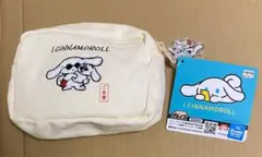 サンリオ　シナモンロール　ポーチ　白