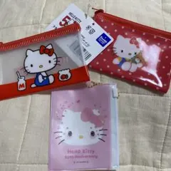 ハローキティ 50周年記念ポーチ3点セット