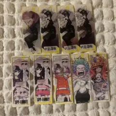 本屋　特典 しおり 呪術廻戦　SPY×FAMILY ヒロアカ ワンピース