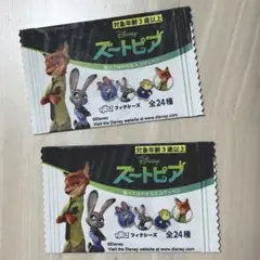 ズートピア　貼ってはがせるエコワッペン　2枚