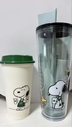 Starbucks スヌーピー リユーザブルカップ 、タンブラーセット