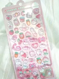 ボンボンドロップシール うさぎ クーリア正規品