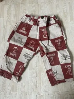 breezeスヌーピー チェック柄 ボトムス 90cm