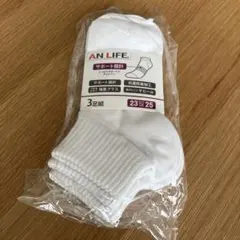 送料割引期間のみ 新品 ソックス 3足組 23-25cm