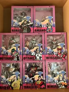 リンカーン レギュラー9人の当時物のコンプリートフィギュア　レアフィギュア リンカーン レギュラー9人の当時物のコンプリートフィギュア レア