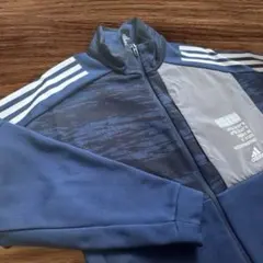 adidas ジップアップ ジャージ ネイビー 160cm