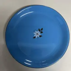 たち吉　橘吉　大皿 電子レンジ対応　27.5cm 青 ブルー　プレート