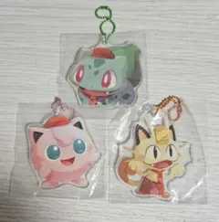 ポケモン カフェ アクリルチャーム3種