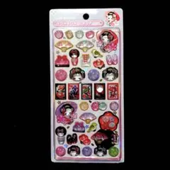 ♥和風♡舞妓さん♥ボンボンドロップシール·͜·❤︎‬正規品♡Japanese