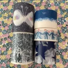 【20cm切売り】mt ミナペルホネン マスキングテープ　国立新美術館　５種