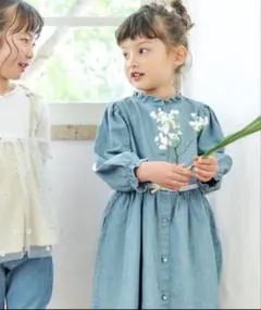 デニム ワンピース 110