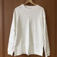 ナノユニバース アンチスメル 長袖Tシャツ 白 L 抗菌防臭