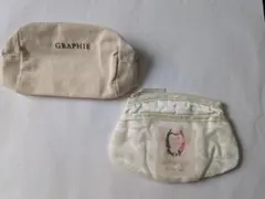 資生堂、GRAPHIE 小さめポーチ まとめ売り 2個セットのサムネイル