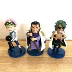 ワンピース　ワールドコレクタブル フィギュア　藤虎　緑牛　コビー