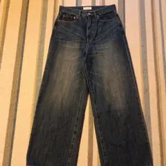 <美品>グリーンレーベル GLR DENIM ワイドデニムパンツのサムネイル