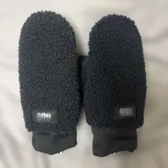 UGG ボア レザー ミトン 黒