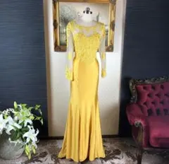 刺繍総レースロングドレス演奏会ステージ誕生日パティーキャバ嬢ナイトクラブ