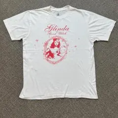 オズの魔法使い グリンダ ムービーTシャツ 白 L オフィシャル 映画 魔法使い