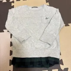 nico hrat (ニコフラート)薄手トレーナー 110cm 重ね着風のサムネイル