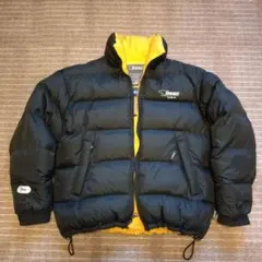 Bear USA 厚手ダウンジャケット ブラック/イエロー