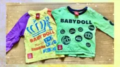 お値下げしました⭐️BABYDOLL　80 長袖　カットソー　まとめ売り　ベビー服
