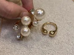 ゴールド リング・ネックレスセット　3種！