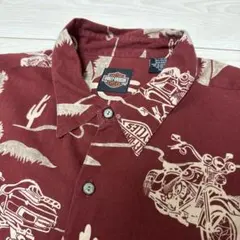 希少 Harley Davidson バイク アロハシャツ レーヨン USA製 - メルカリ