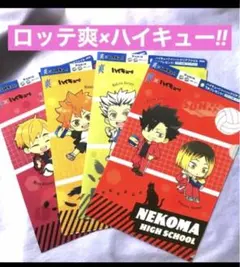 クリアファイル　ハイキュー‼︎ 全４種セット　描き起こしデザイン