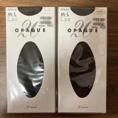 ATSUGI 20デニール マットタイツ M-L チョコレート　2足