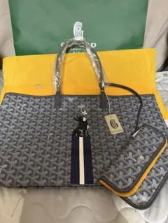 最新クリップ付き ☆ Goyard サンルイPM ゴヤール ブラック ノワール