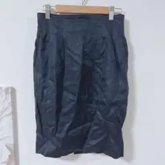 private label　ピンキー＆ダイアン　膝上　タイトスカート　紺色　M
