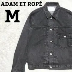 アダムエロペ 1st ファーストタイプ ドーナツボタン デニムジャケット M 黒