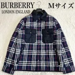 美品 現行モデル BURBERRY キルティングジャケット ブルゾン チェック