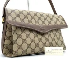 美品✨グッチ ショルダーバッグ GGスプリーム　インターロッキング ゴールド金具