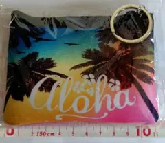 新品未使用 Aloha 小物入れ コインケース ハワイ風景