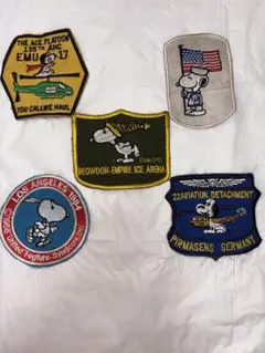 スヌーピー　Snoopy ワッペン　アメリカ軍　ミリタリー　ベトナム戦争　刺繍 スヌーピー ベトナム戦争 刺繍 パッチ ワッペン/SNOOPY PEANUTS