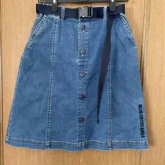 ブルークロス　デニムスカート　160サイズのサムネイル